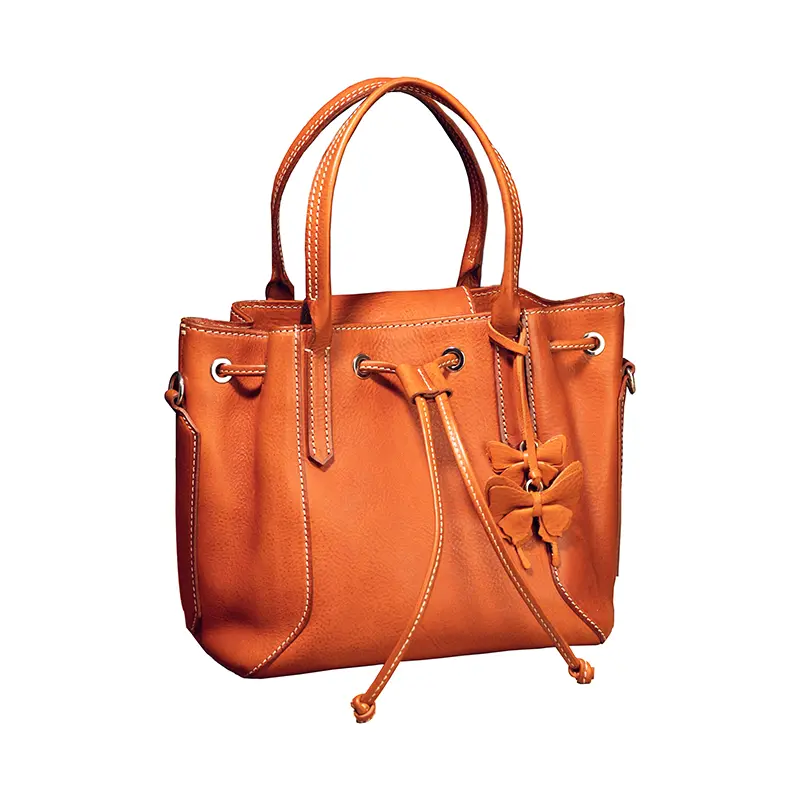 ட்ராஸ்ட்ரிங் காய்கறி-டன் செய்யப்பட்ட தோல் பை